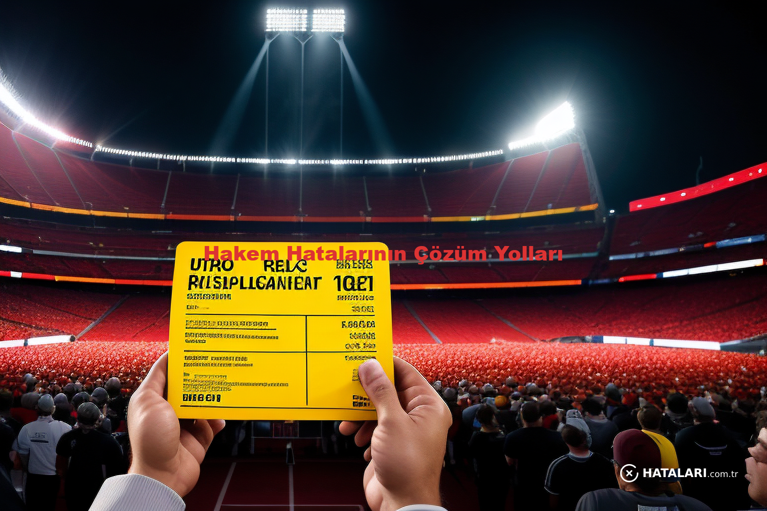 Hakem Hatalarının Çözüm Yolları