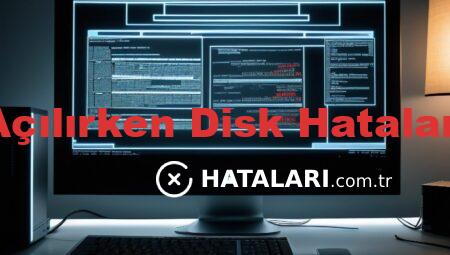 Bilgisayar Açılırken Disk Hataları Onarılıyor