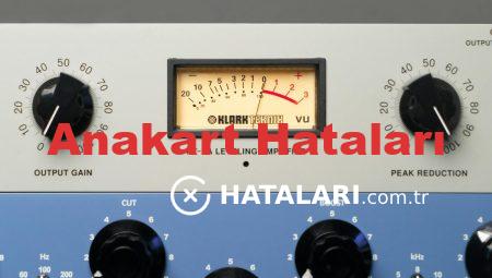 Anakart Hataları