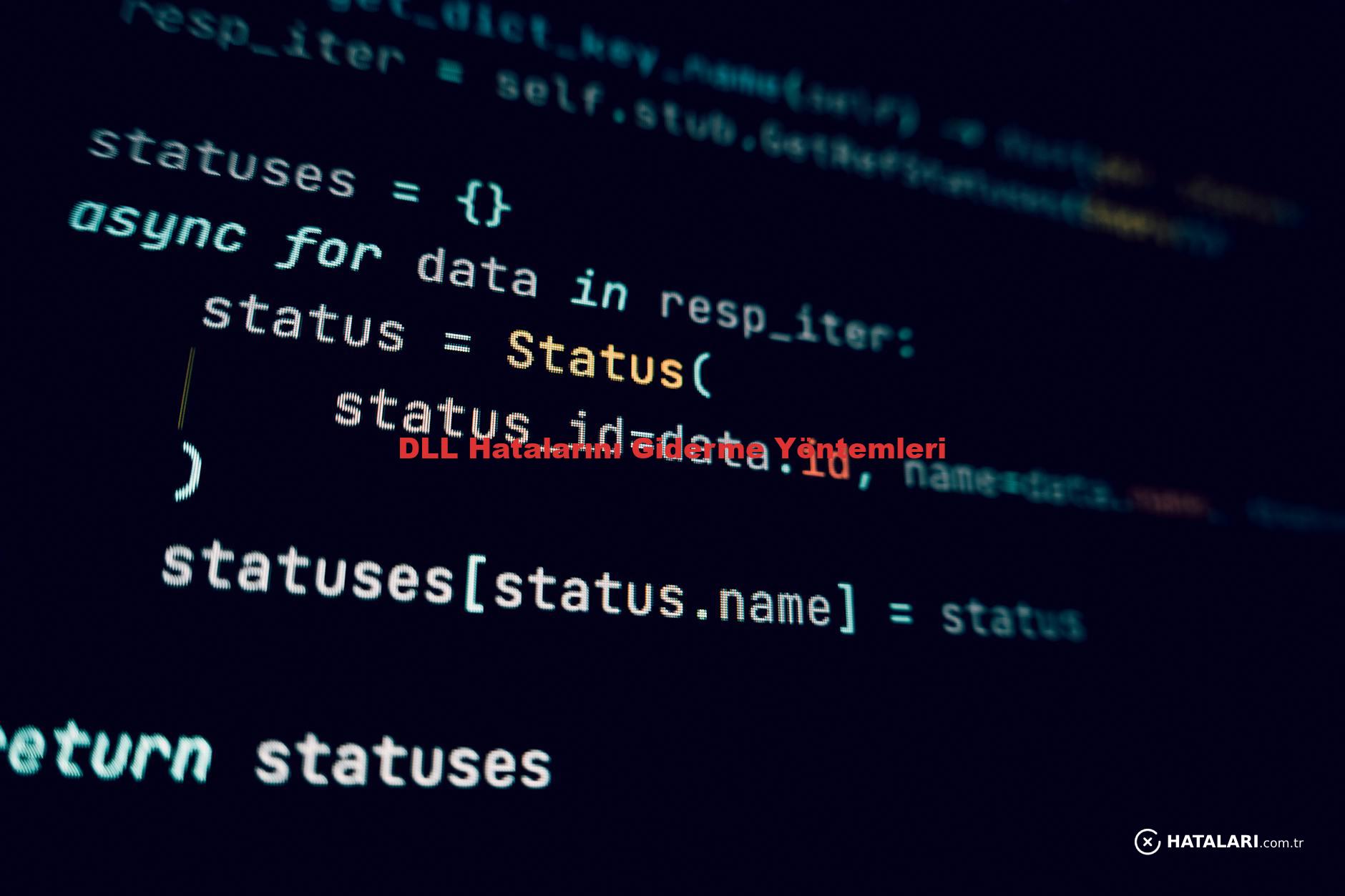 DLL Hatalarını Giderme Yöntemleri