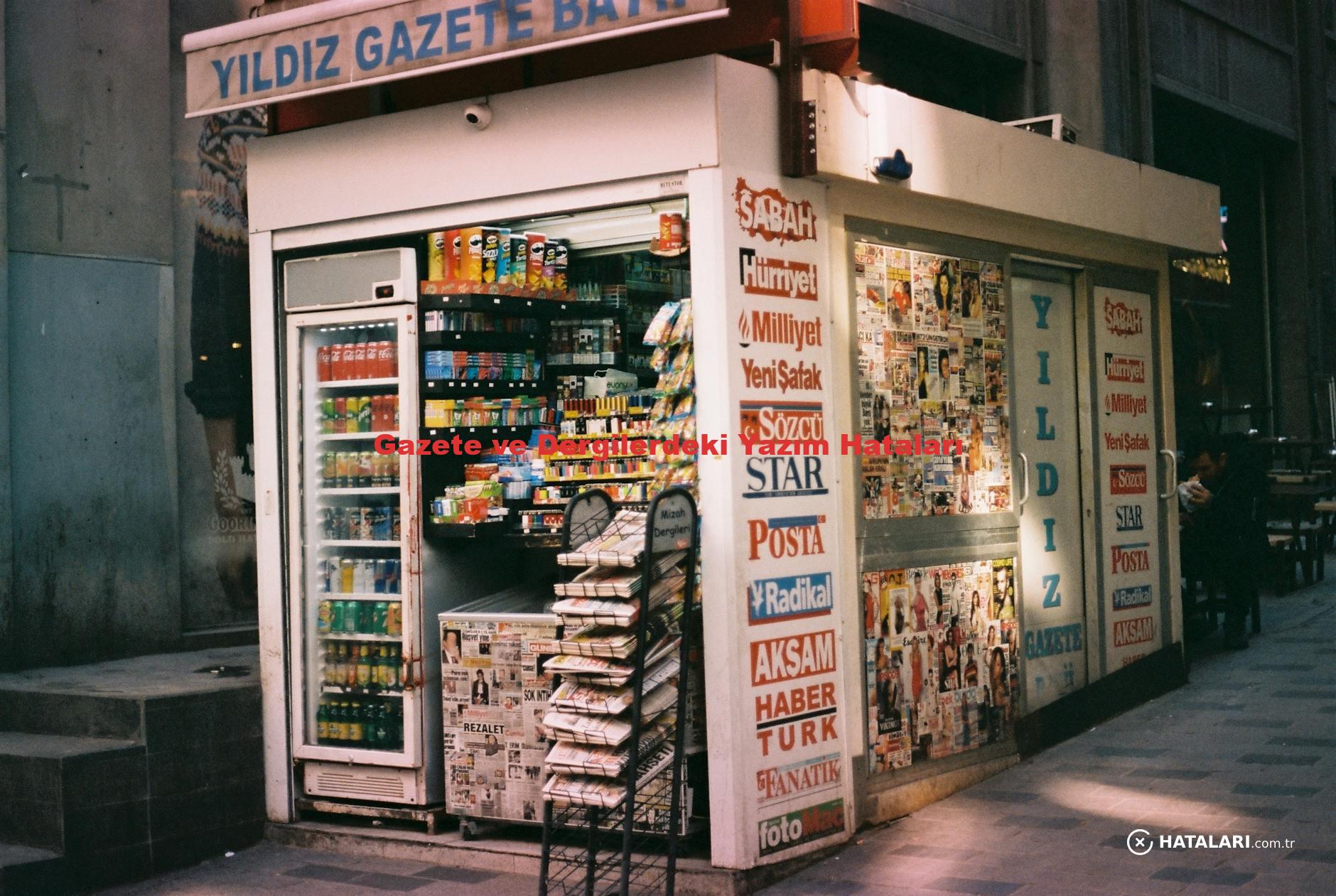 Gazete ve Dergilerdeki Yazım Hataları