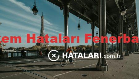 Hakem Hataları Fenerbahçe