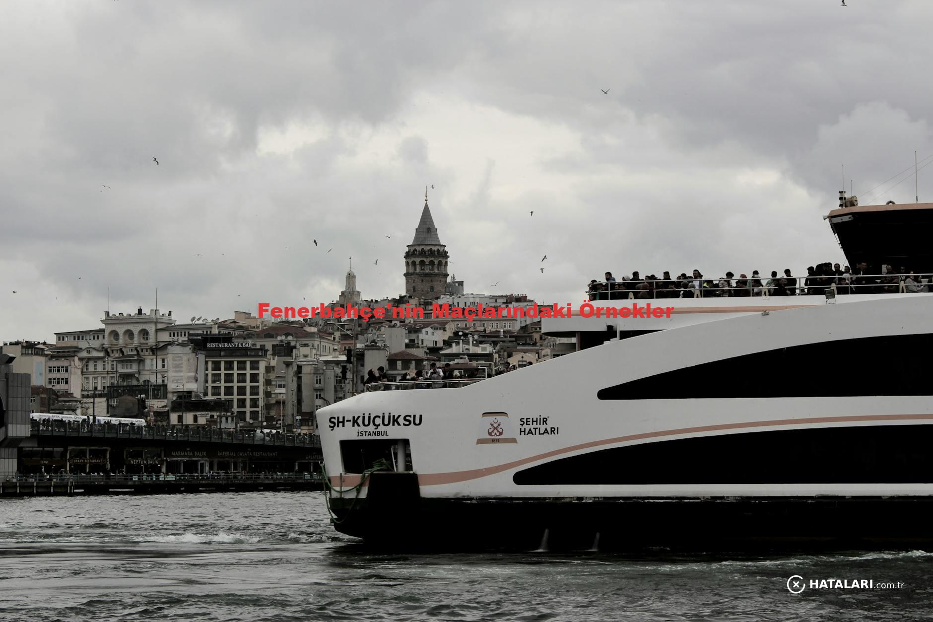 Fenerbahçe'nin Maçlarındaki Örnekler