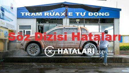 Söz Dizisi Hataları