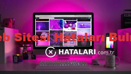 Web Sitesi Hataları Bulma