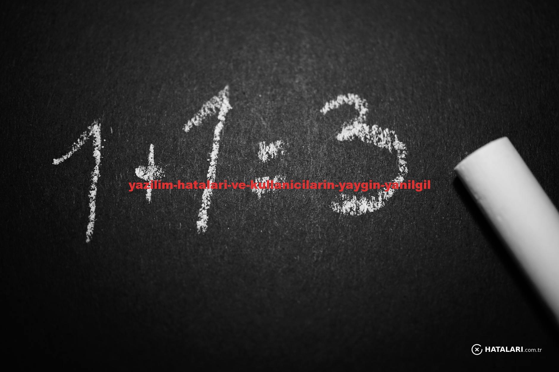 Chalkboard with a humorous incorrect math equation, ideal for educational settings.