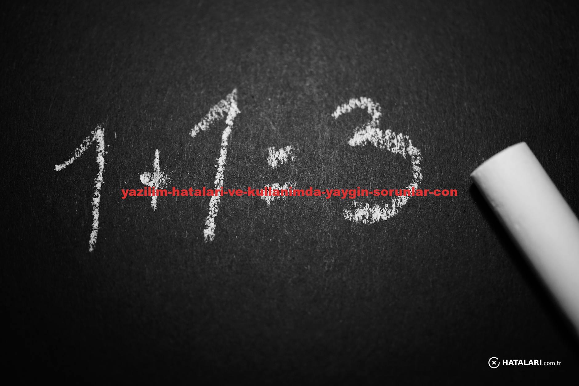 Chalkboard with a humorous incorrect math equation, ideal for educational settings.