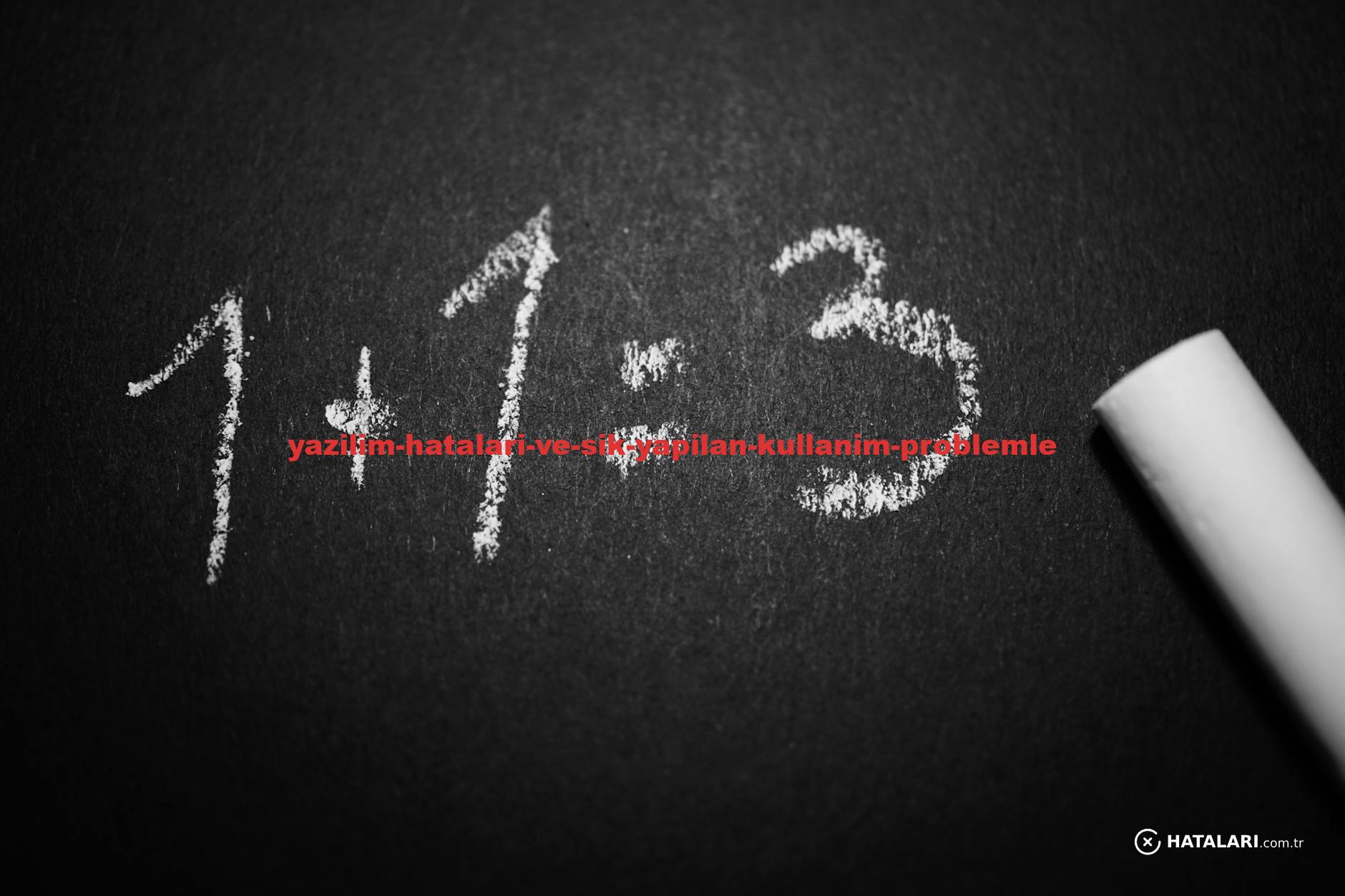 Chalkboard with a humorous incorrect math equation, ideal for educational settings.