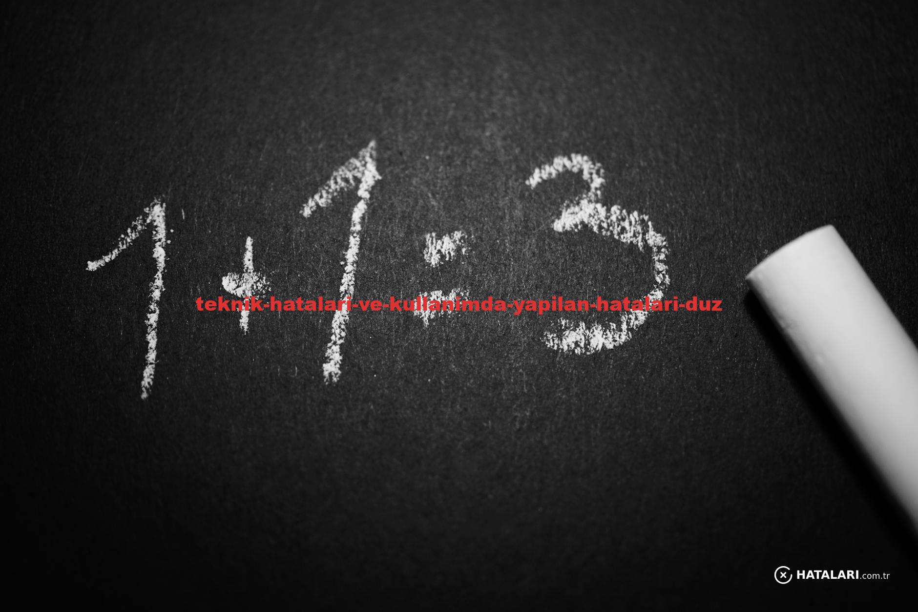 Chalkboard with a humorous incorrect math equation, ideal for educational settings.