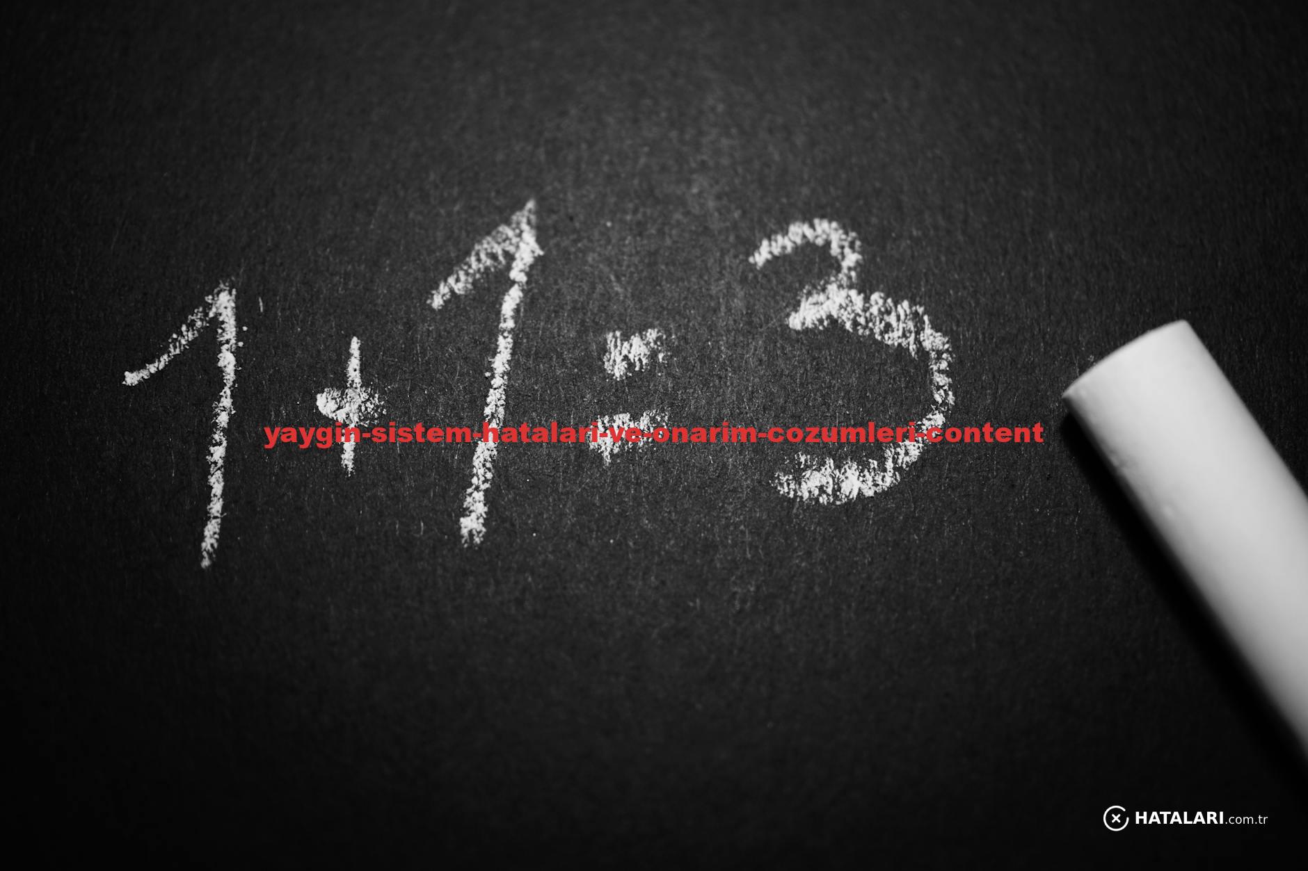 Chalkboard with a humorous incorrect math equation, ideal for educational settings.