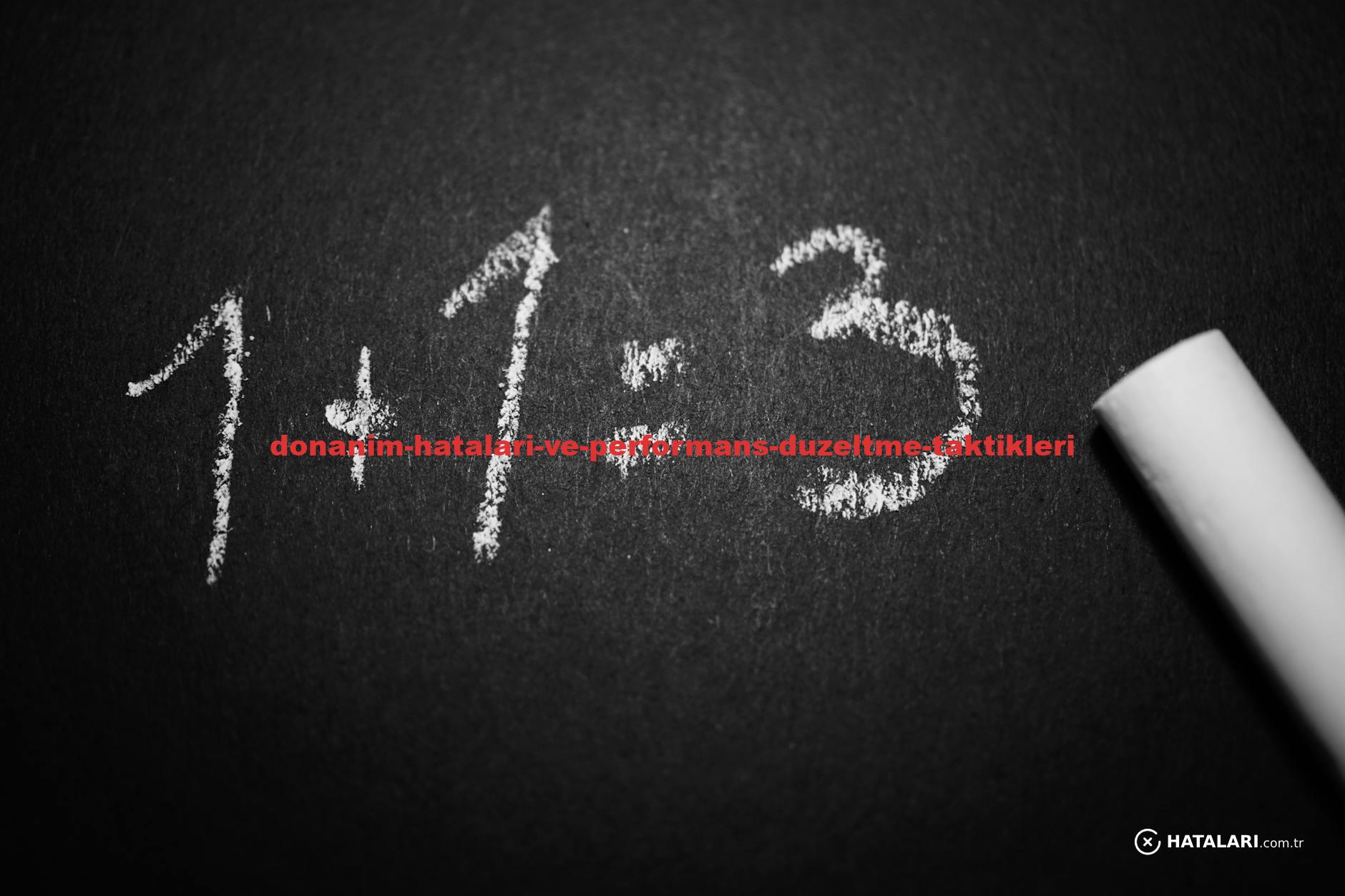 Chalkboard with a humorous incorrect math equation, ideal for educational settings.
