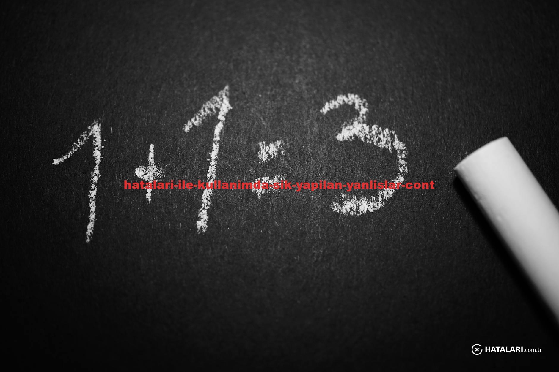 Chalkboard with a humorous incorrect math equation, ideal for educational settings.