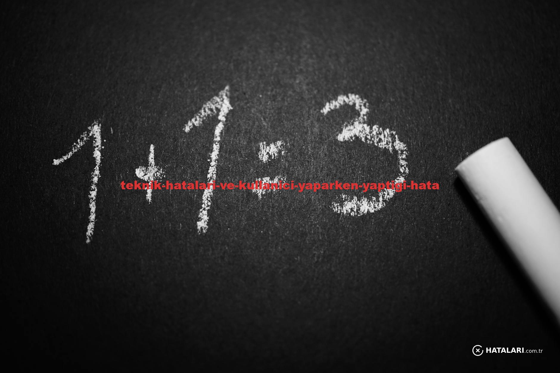Chalkboard with a humorous incorrect math equation, ideal for educational settings.