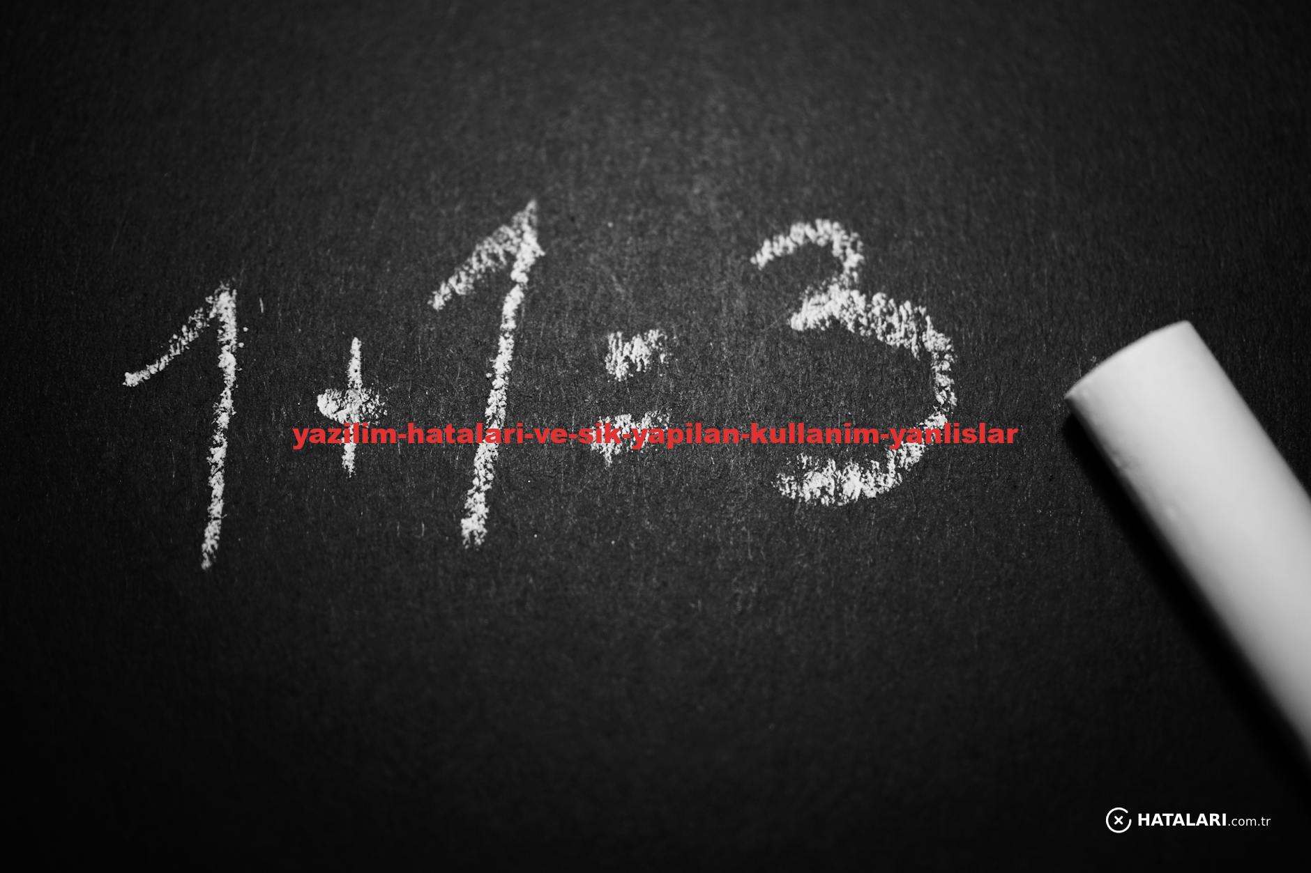 Chalkboard with a humorous incorrect math equation, ideal for educational settings.