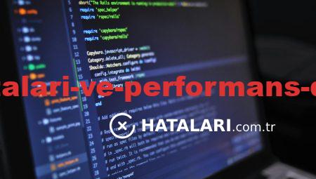 Ağ Kullanım Hataları ve Performans Düzeltme İpuçları