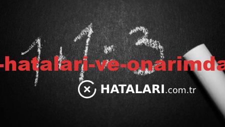 Kritik Kullanım Hataları ve Onarımda Dikkat Edilmesi Gerekenler