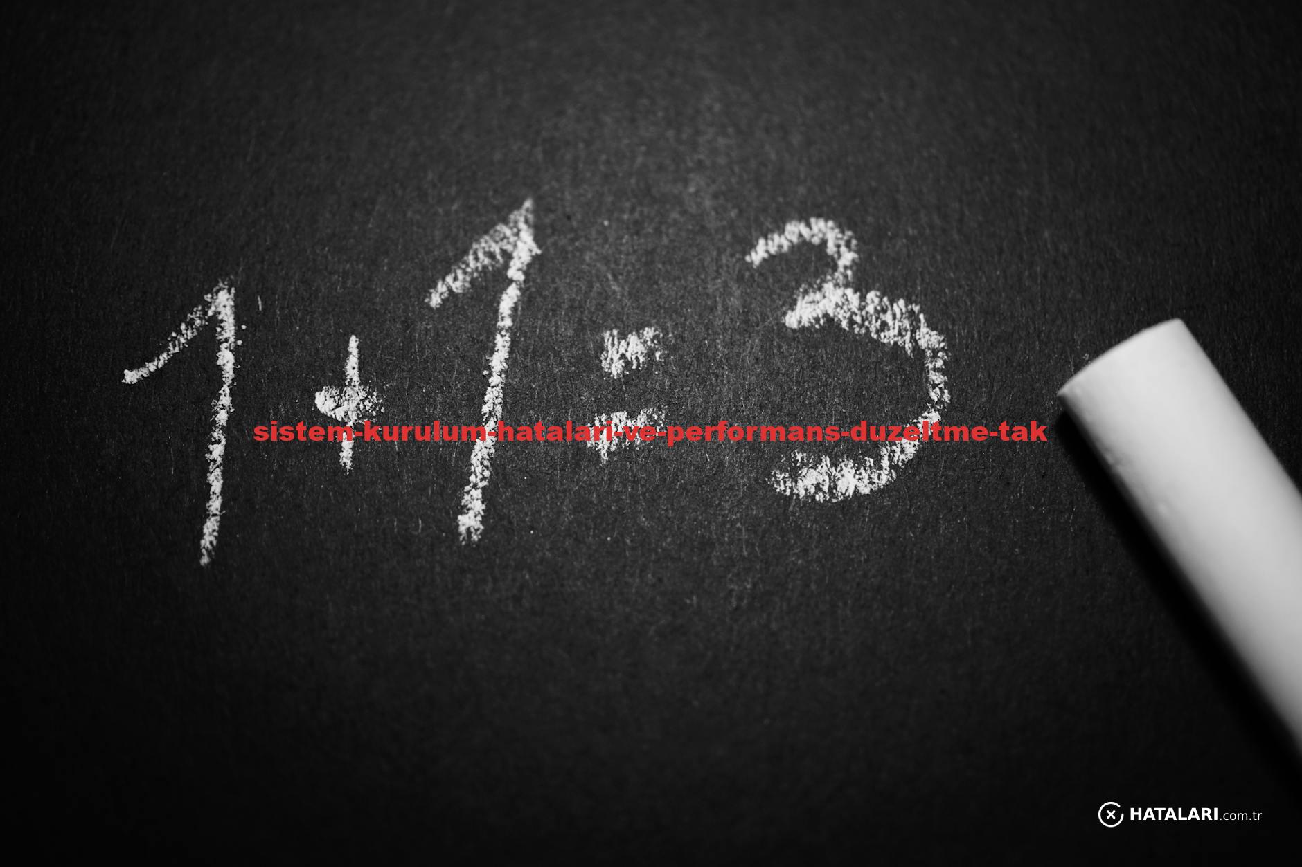 Chalkboard with a humorous incorrect math equation, ideal for educational settings.