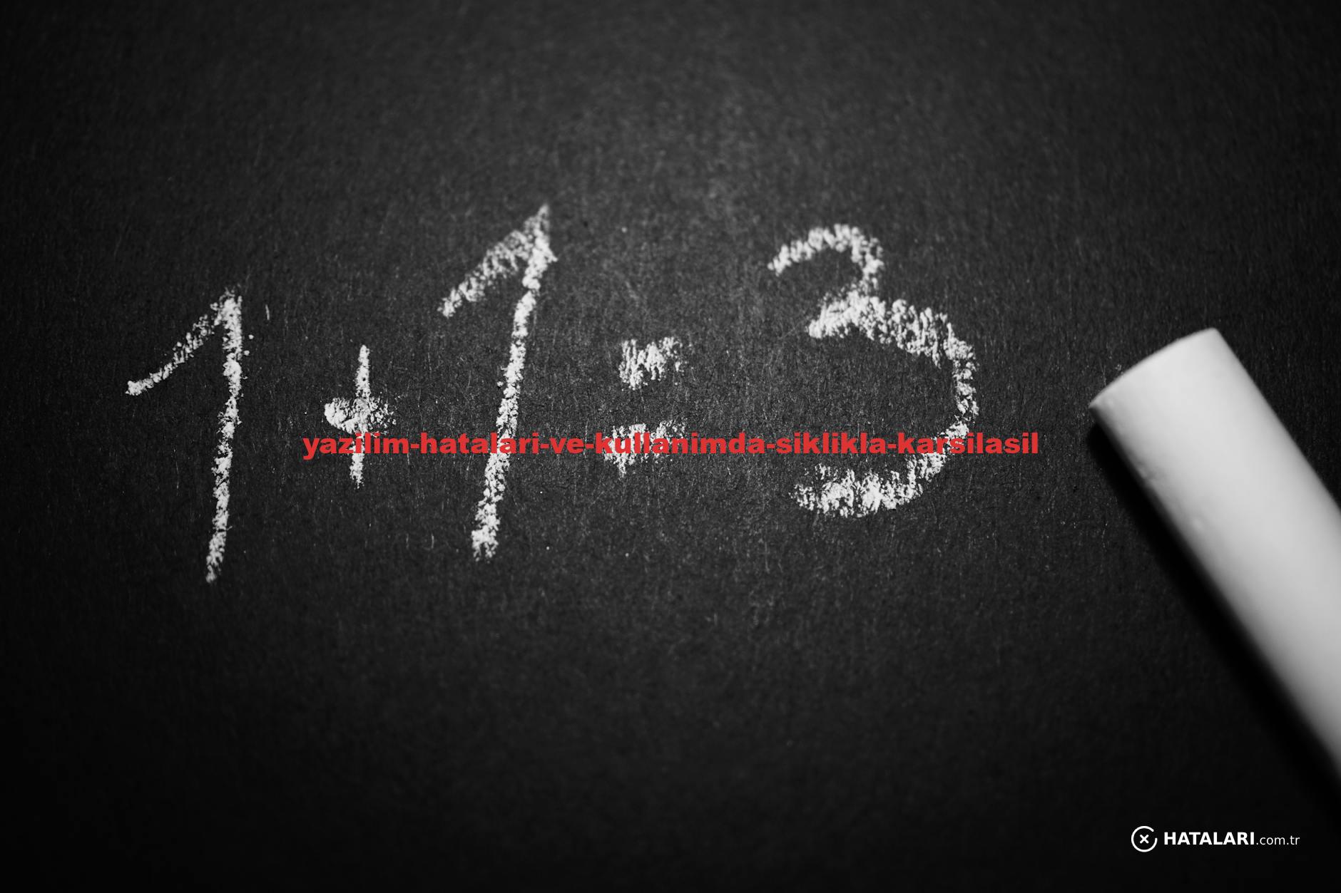 Chalkboard with a humorous incorrect math equation, ideal for educational settings.