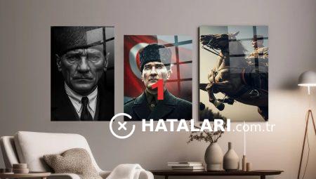Atatürk Cam Tablo ile Evinizdeki Tarzı Yükseltin