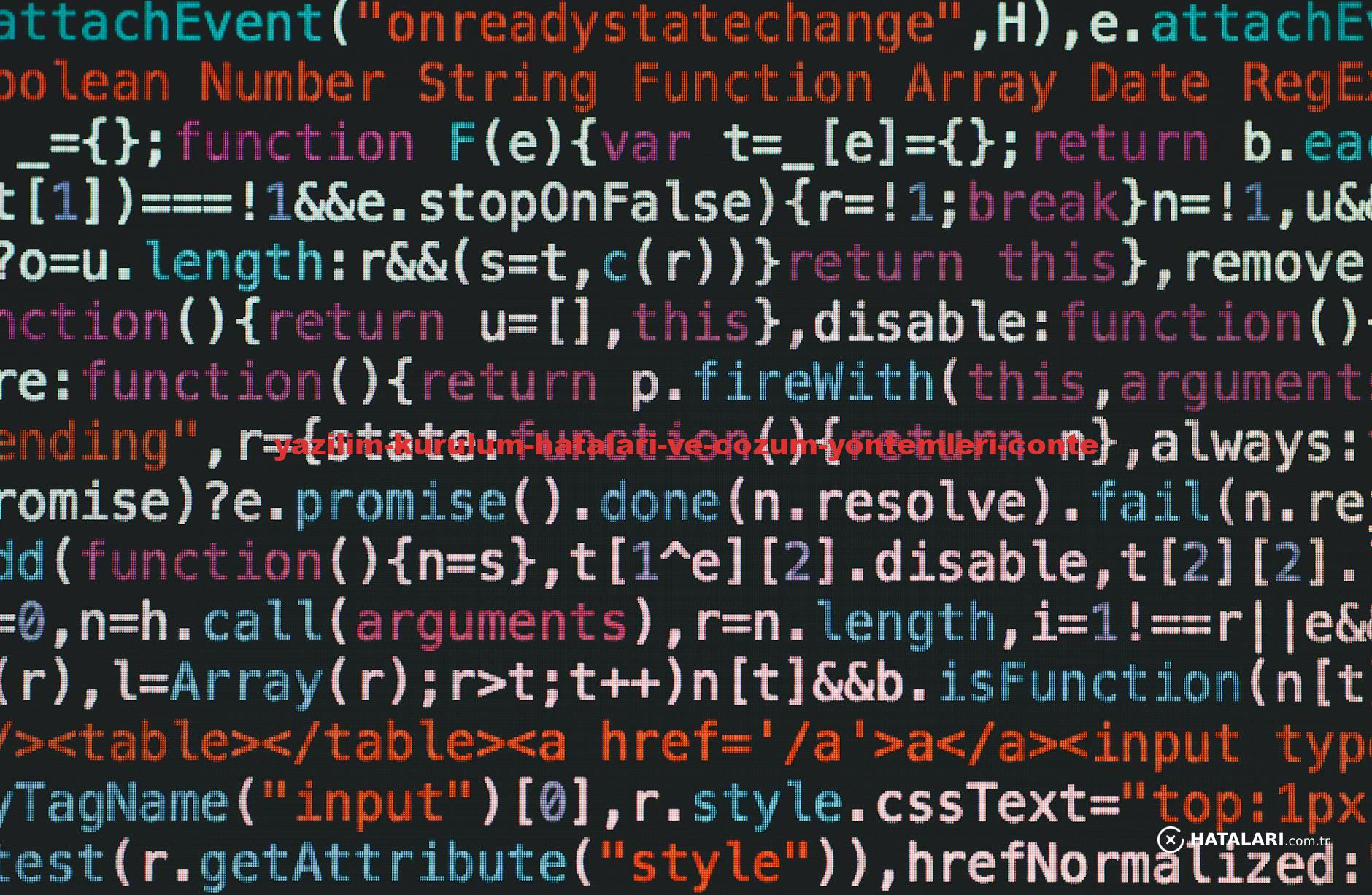 Close-up of colorful coding text on a dark computer screen, representing software development.