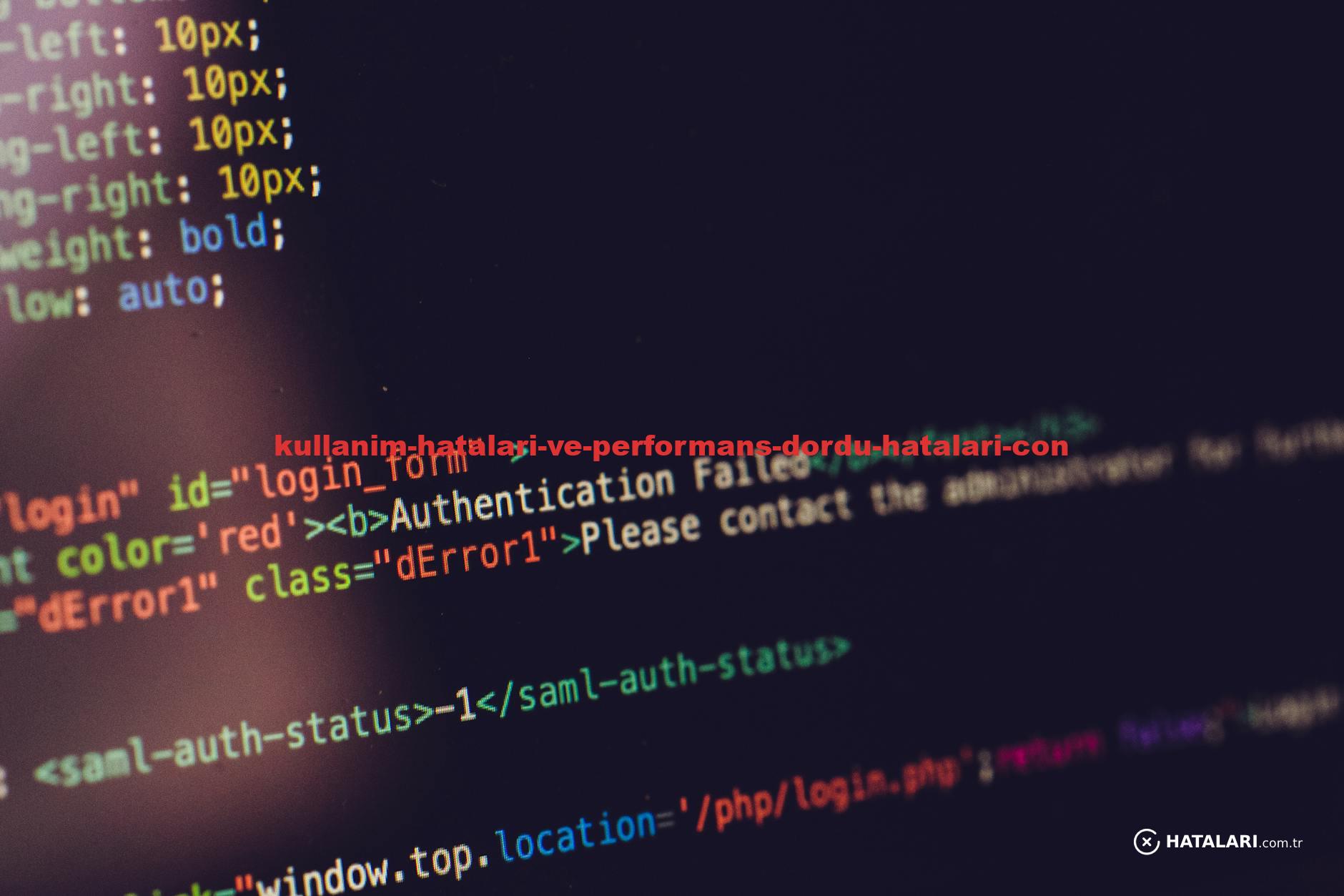Close view of computer screen displaying HTML code with an authentication error.
