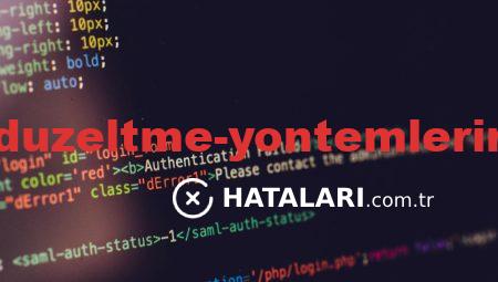 Teknik Hataları Düzeltme Yöntemlerinde Önemli Noktalar