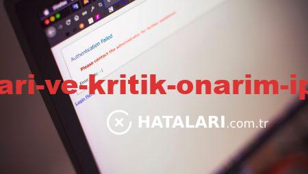 Kurulum Hataları ve Kritik Onarım İpuçları Üzerine