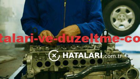 Sık Kullanım Hataları ve Düzeltme Çözüm Yöntemleri